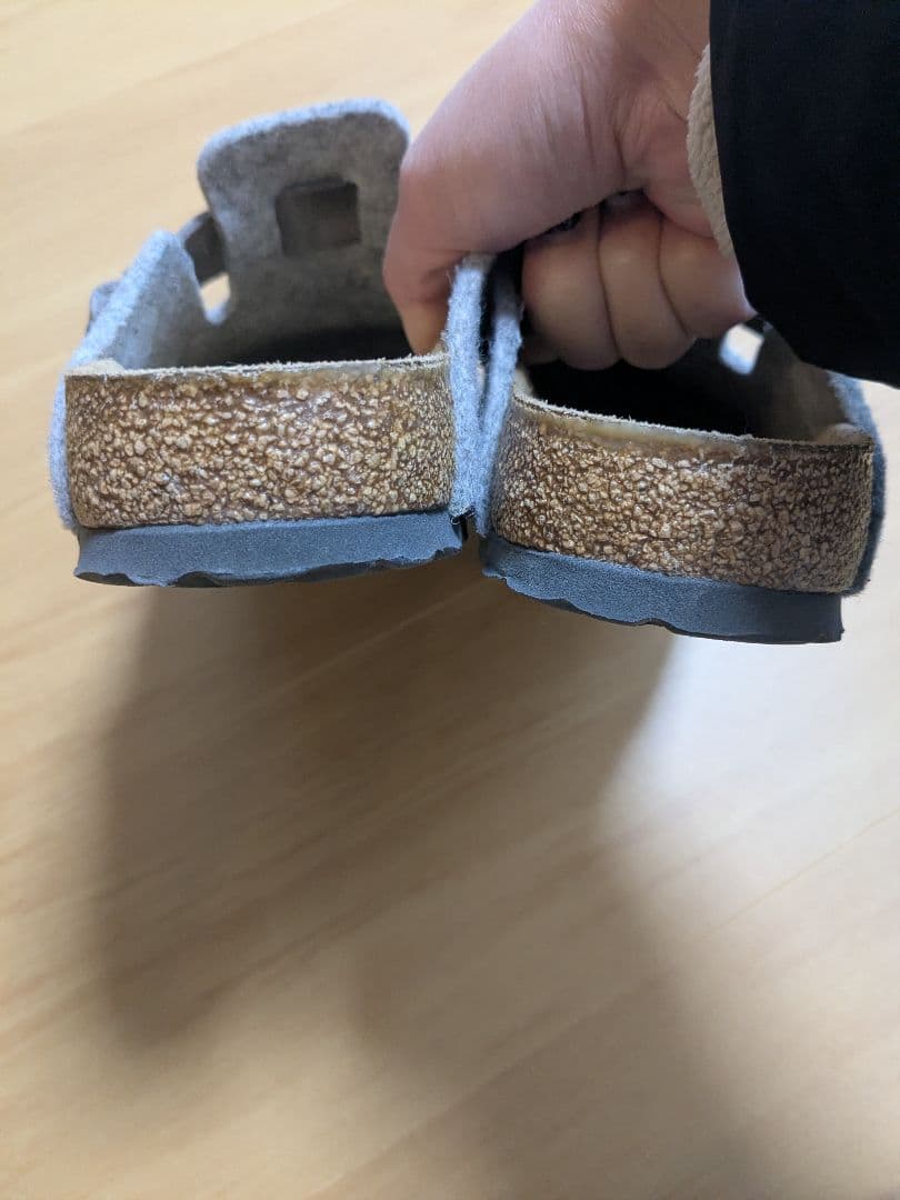 【値下げ】BIRKENSTOCK Bostonボストン　フェルトサンダル 39