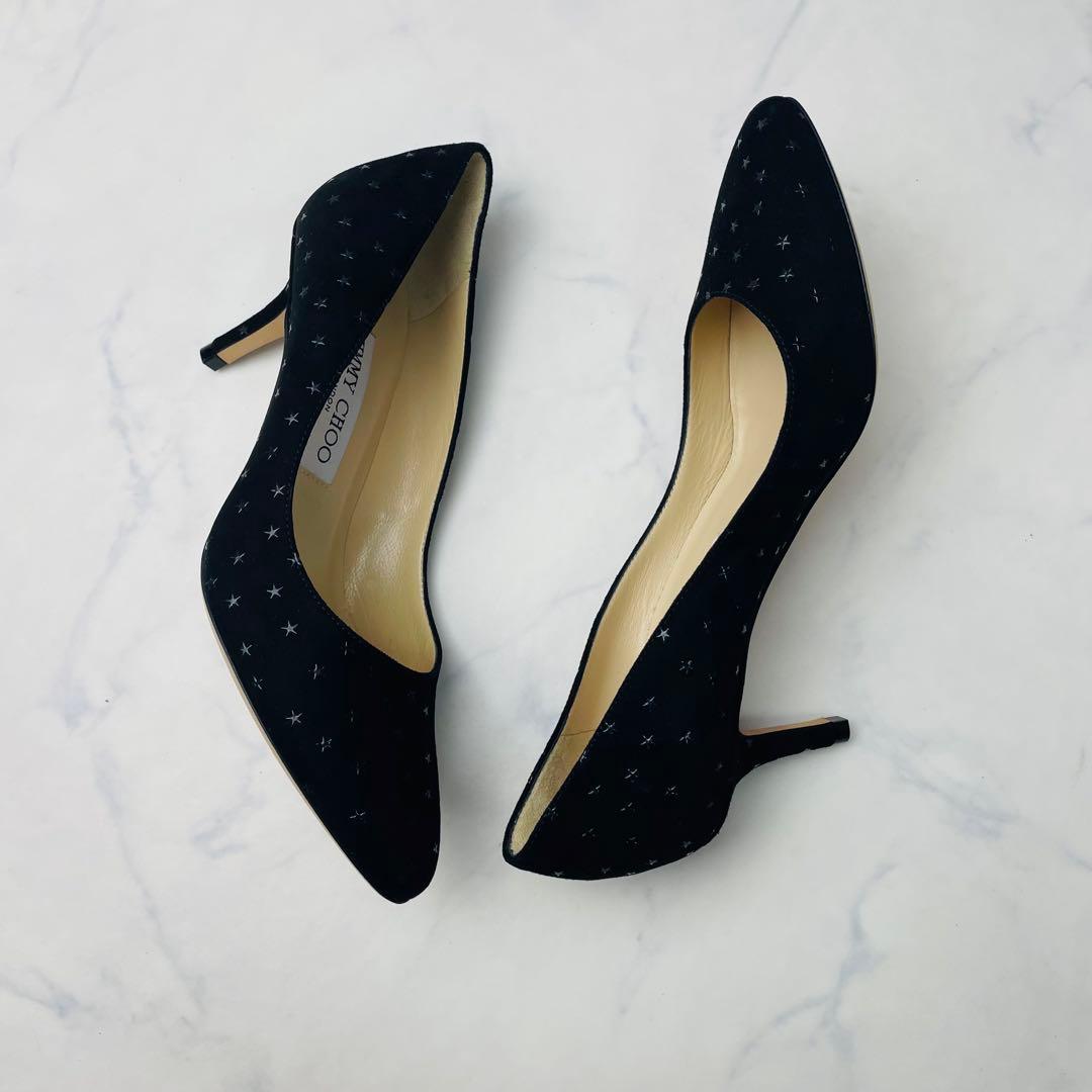 【試着のみ・箱付き】Jimmy Choo パンプス 星 ラメ 36(23)