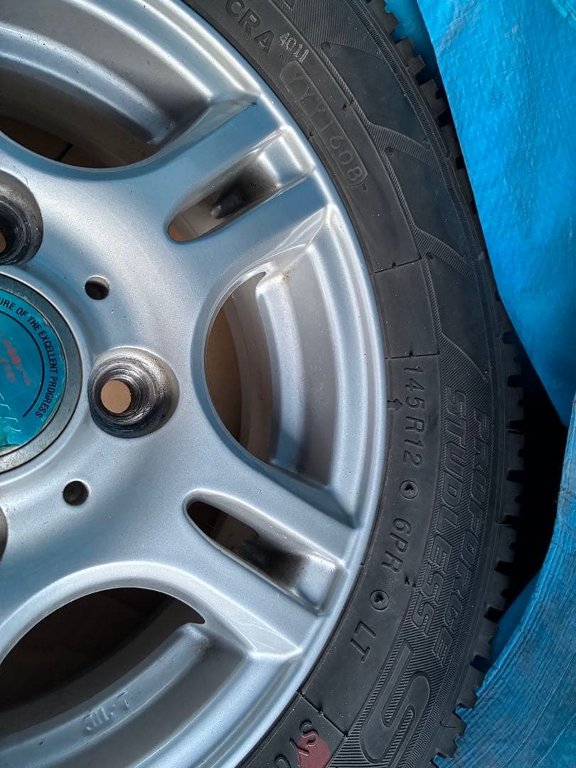 145-R12-6PR ヨコハマ スタッドレス　4本