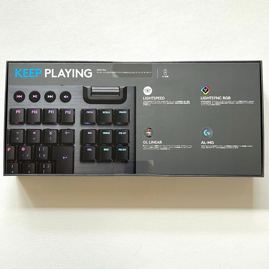 【新品・未開封】logicool G913 TKL ゲーミングキーボード リニア