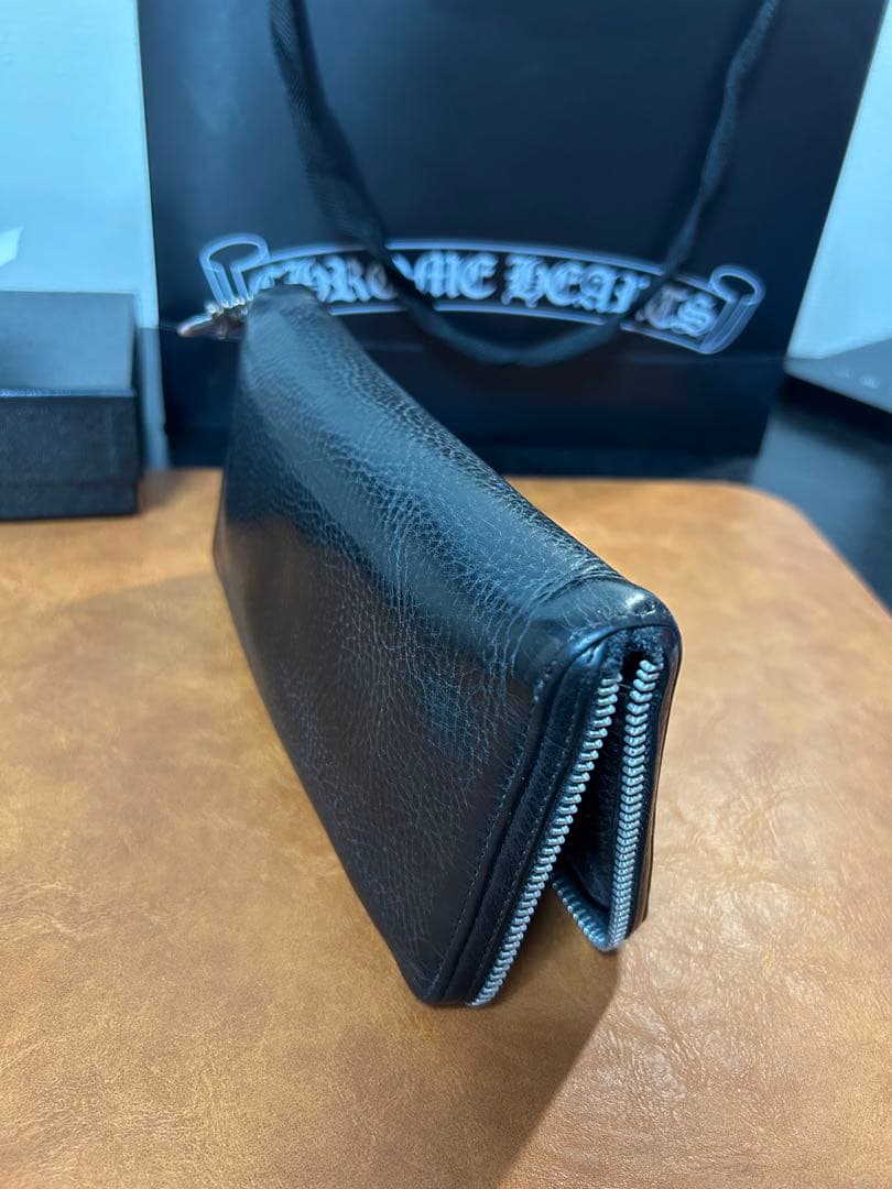 【インボイス原本付属】クロムハーツ　REC F ZIP PLANE 長財布