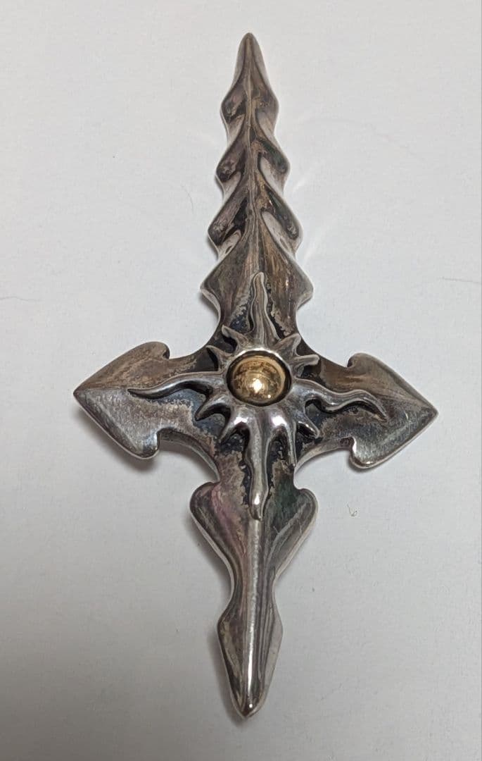 ペンダント　十字架　K10