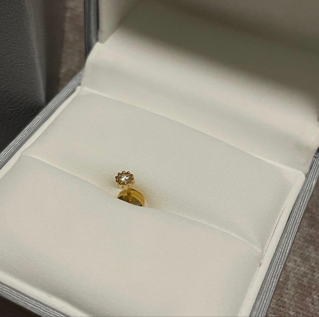 Dior ディオール ピアス ゴールド ダイヤモンド 片耳用ピアス