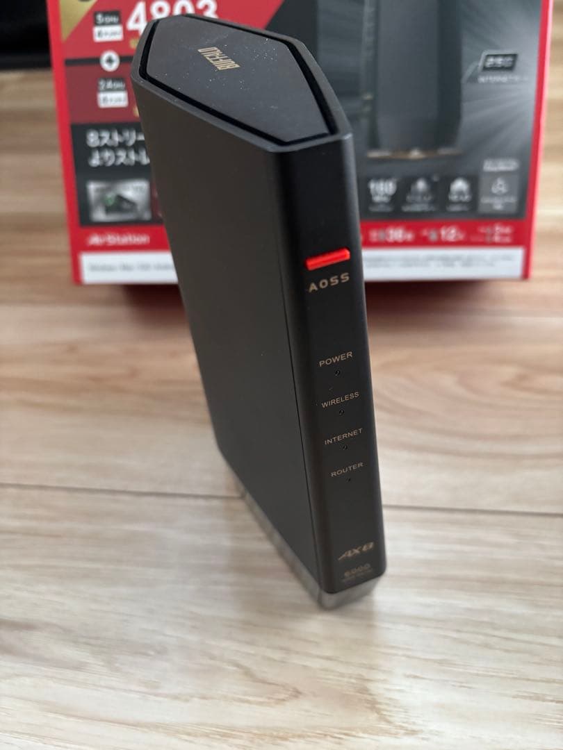 【美品】BUFFALO WSR-6000AXP-MB Wi-Fi 6 ルーター