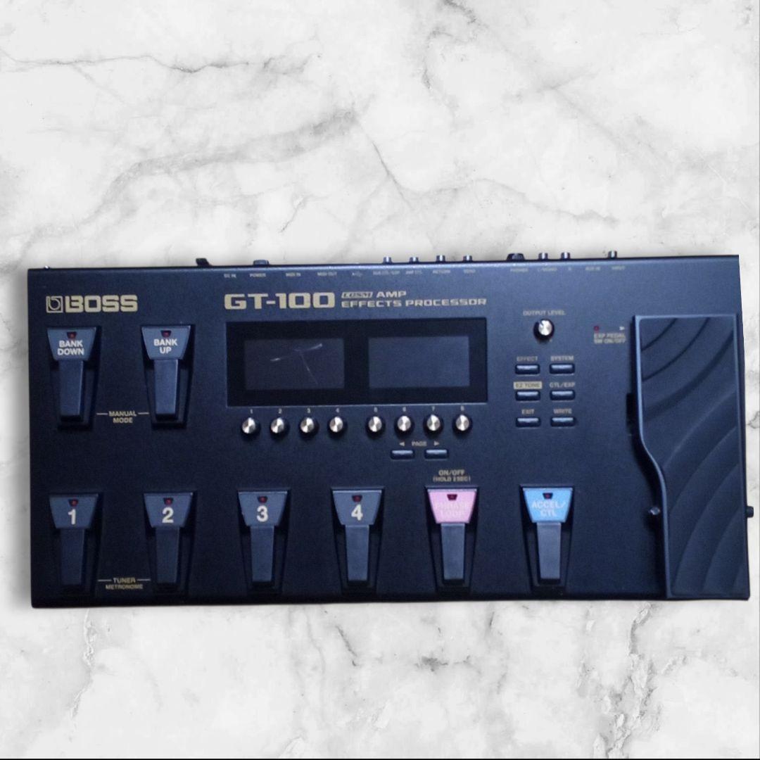 本日限定セール✨️BOSS GT-100 エフェクトプロセッサー　説明書　ケース