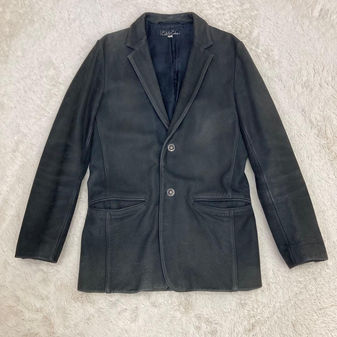 Celt&Cobra レザー ヌバックジャケット シングルブレスト 裏地 L