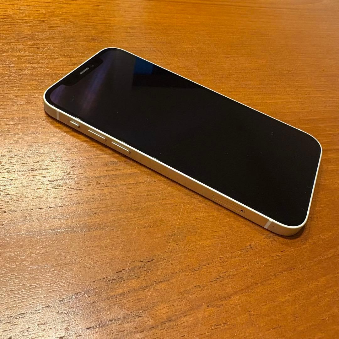 【状態良好】iPhone 12 ホワイト 64G バッテリー77% au購入品