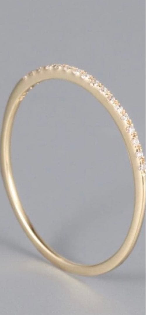 PASTIERRA [Briller] K10ハーフエタニティダイヤモンドリング