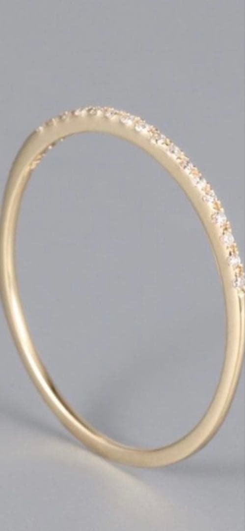 PASTIERRA [Briller] K10ハーフエタニティダイヤモンドリング