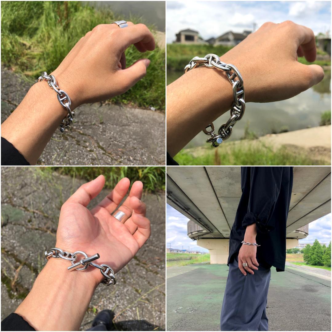 シルバー925 アンカーチェーン 特大 GMサイズ ブレスレット
