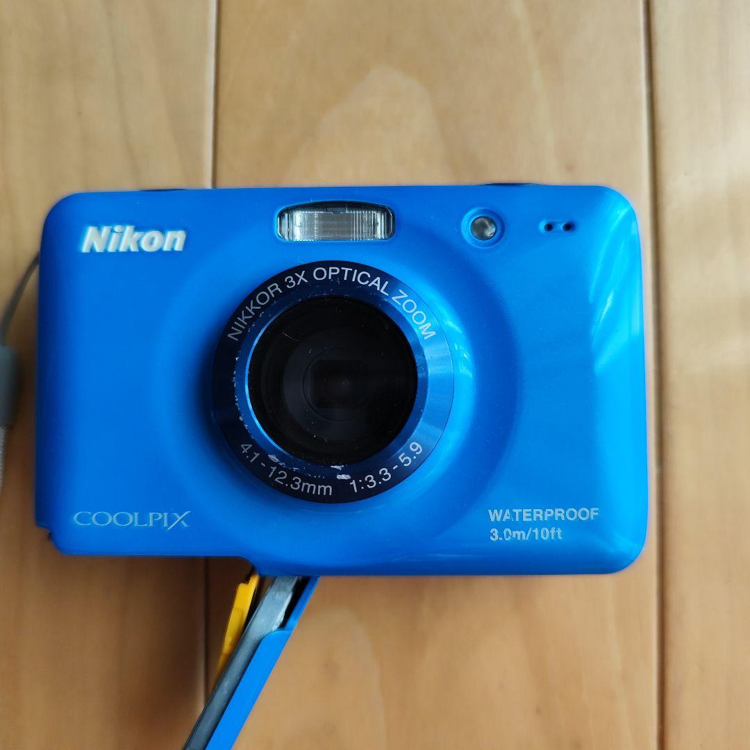 ★値下げ★Nikon COOLPIX 防水デジタルカメラ 青