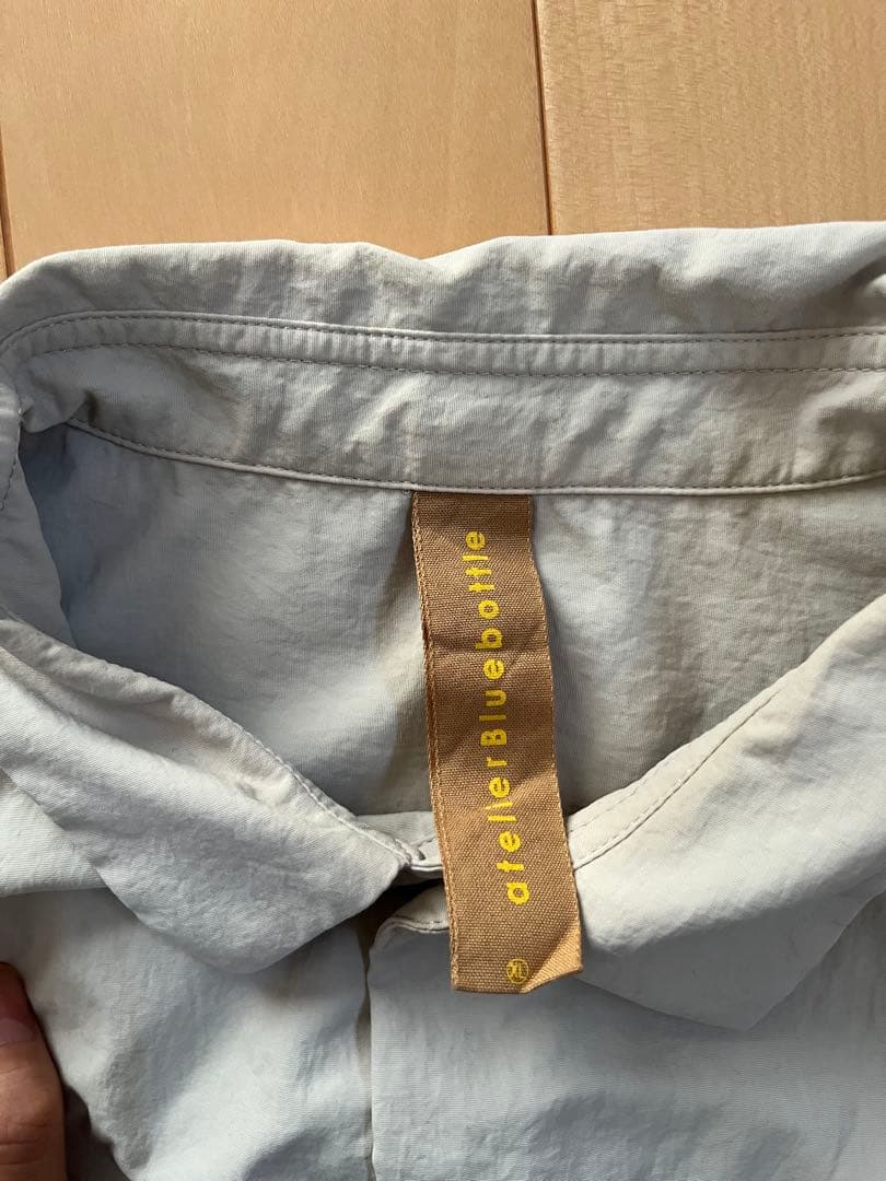 atelier Blue bottle ライトグレー 長袖シャツXL