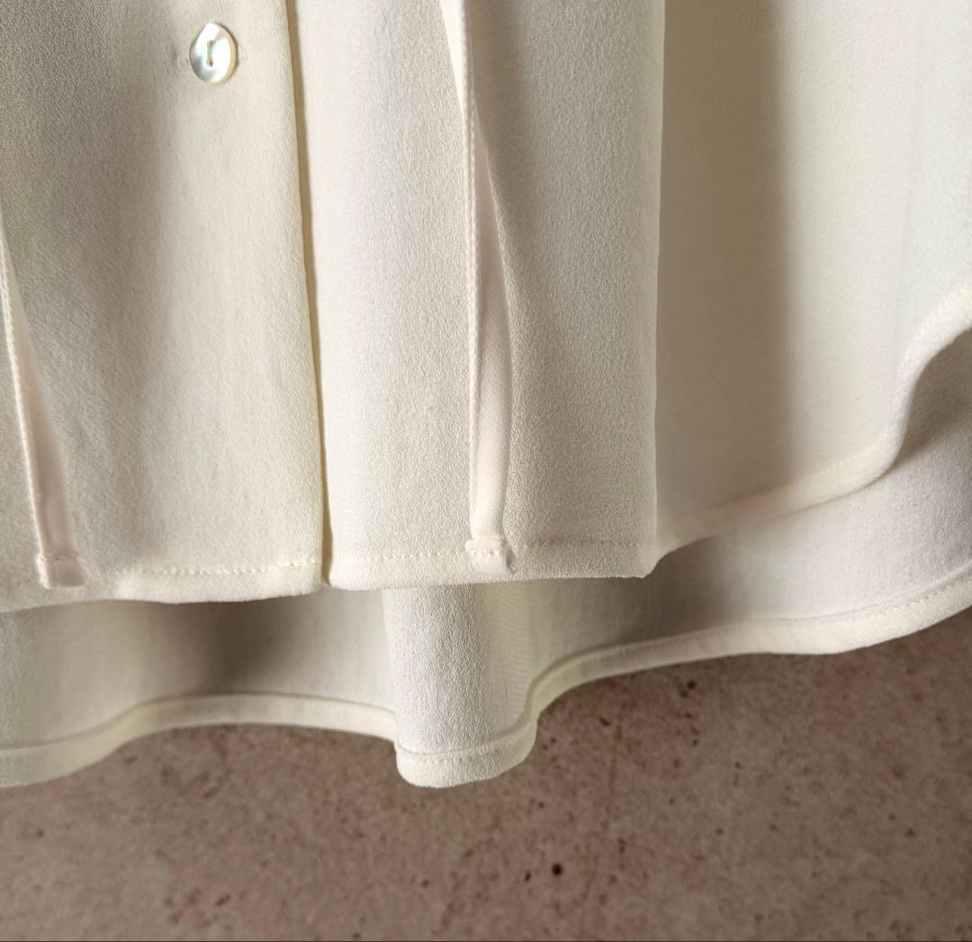 新品 soeju ソージュ ジョーゼットリボンブラウス