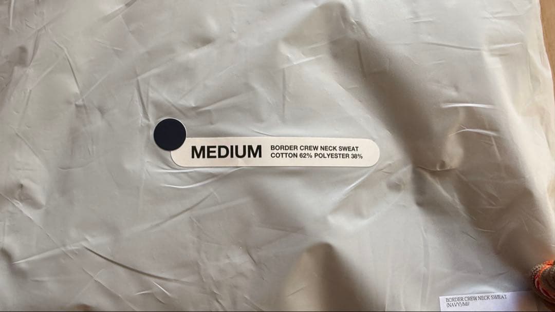 【新品・未使用】ENNOY エンノイ ボーダースウェット 丸首 Mサイズ