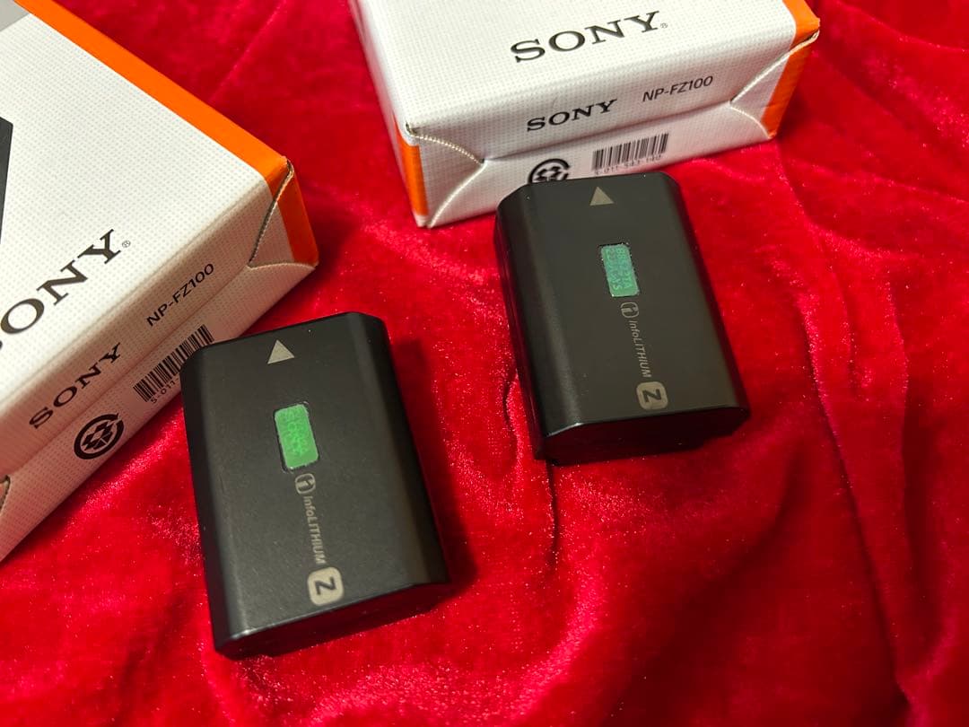【最終値下げ】SONY NP-FZ100【中古品】2個セット
