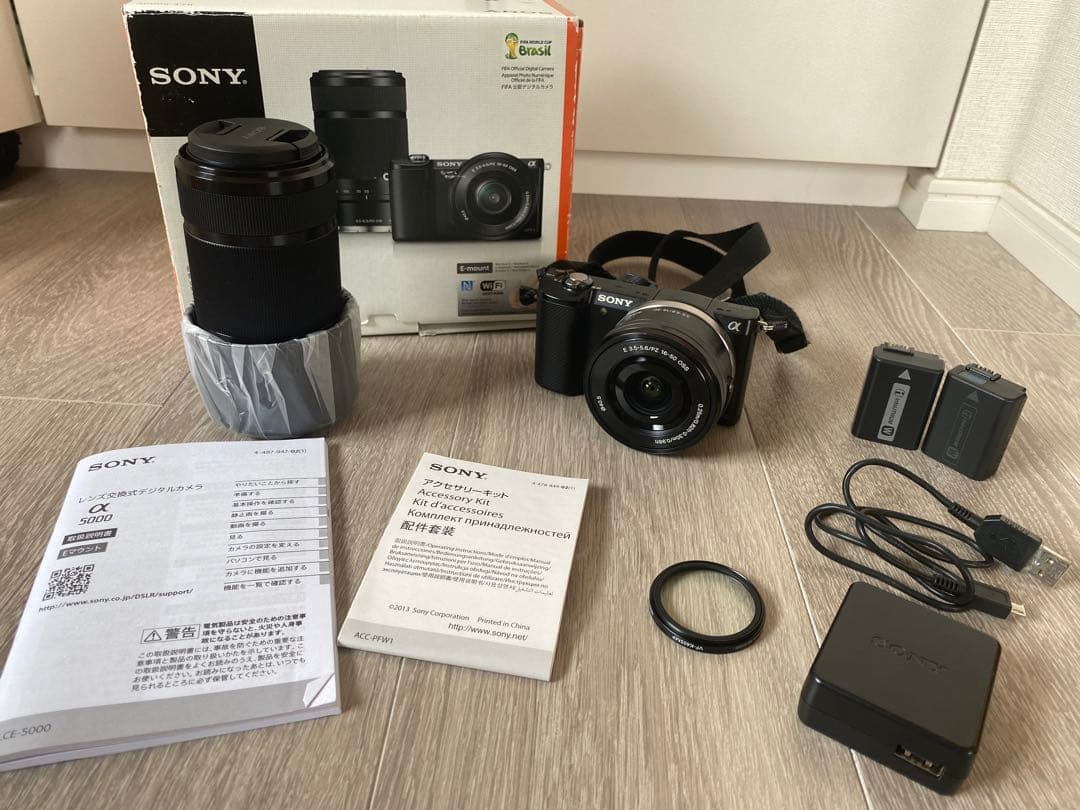 ソニー SONY α5000 一眼レフカメラ 望遠レンズセット