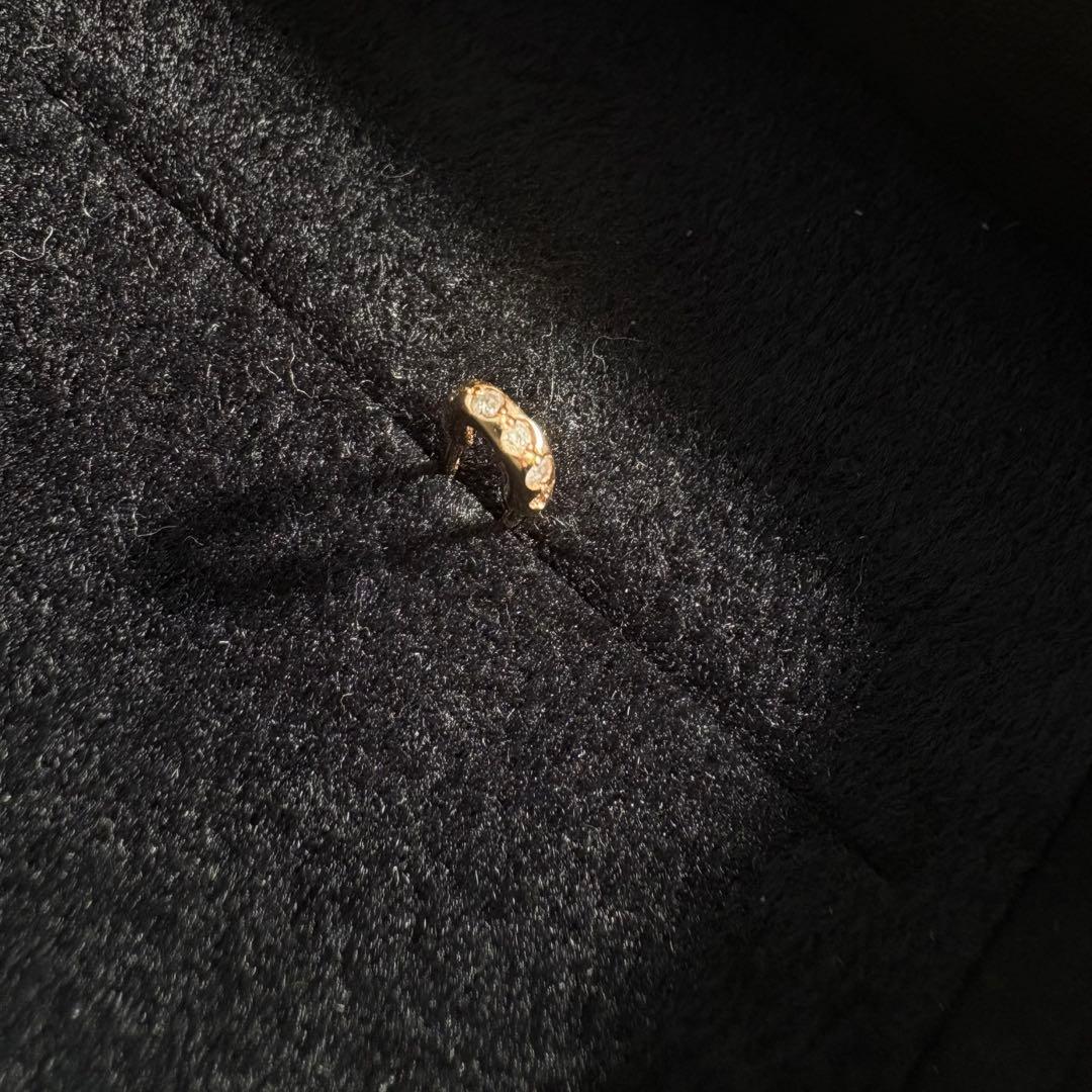 美品 JAM  MADE 安全ピン ダイヤモンド ピアス K10 YG