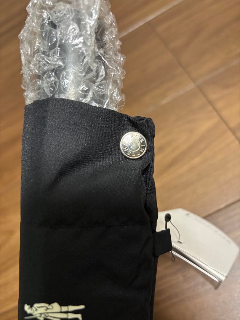 新品　MACKINTOSH 折りたたみ傘 ブラック AYR 55センチ