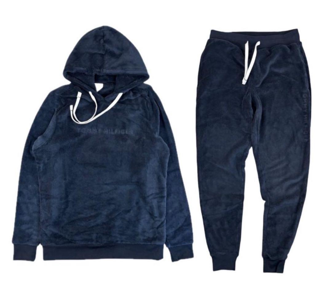 トミーヒルフィガー セットアップ ボア 09T4533/4534 ネイビー　L