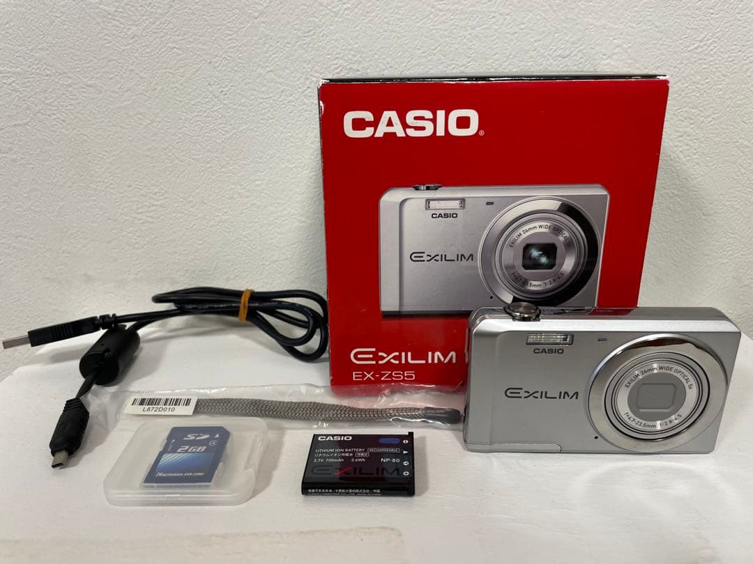 CASIO EXILIM EX-ZS5 コンパクトデジタルカメラ 状態良好！
