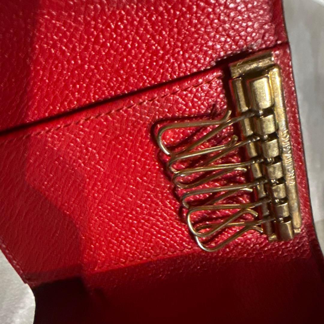 Louis Vuitton レザーキーケース レッド