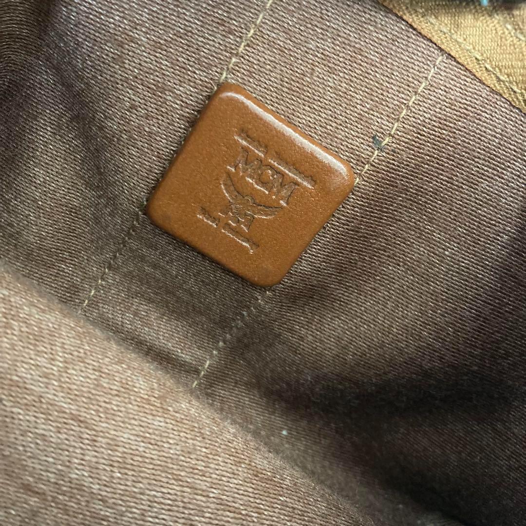 【美品】エムシーエム　ヴィセトス ボディバッグ　ウエストポーチ　レザー　キャメル