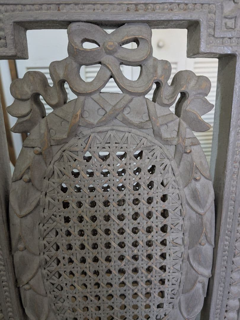 希少◆フレンチスタイル　リボンチェア　コクシグル