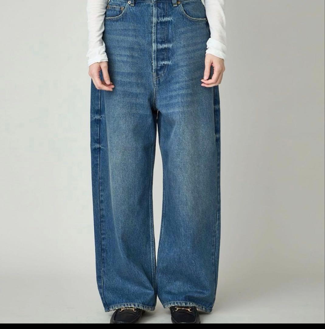 ＜&RC＞ Curensology カレンソロジーワイドルーズデニムパンツ