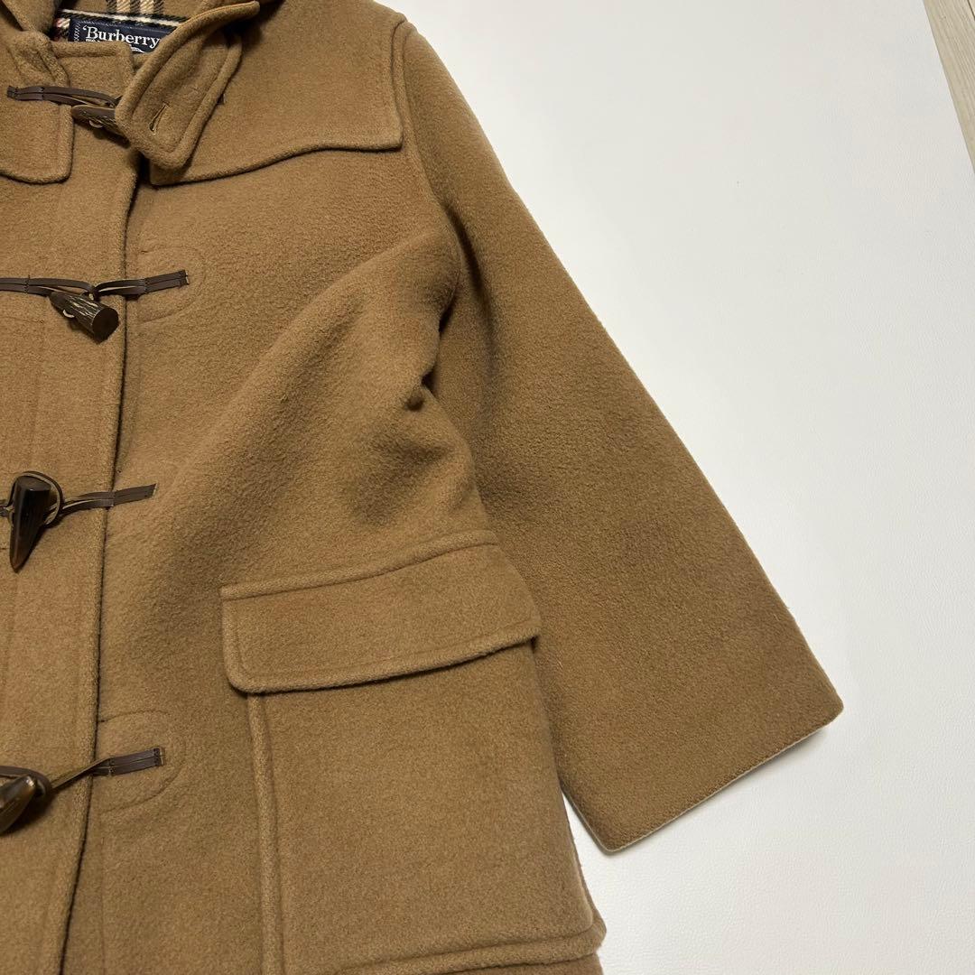 ✨美品 バーバリー 英国製 ダッフルコート フード ノバチェック
