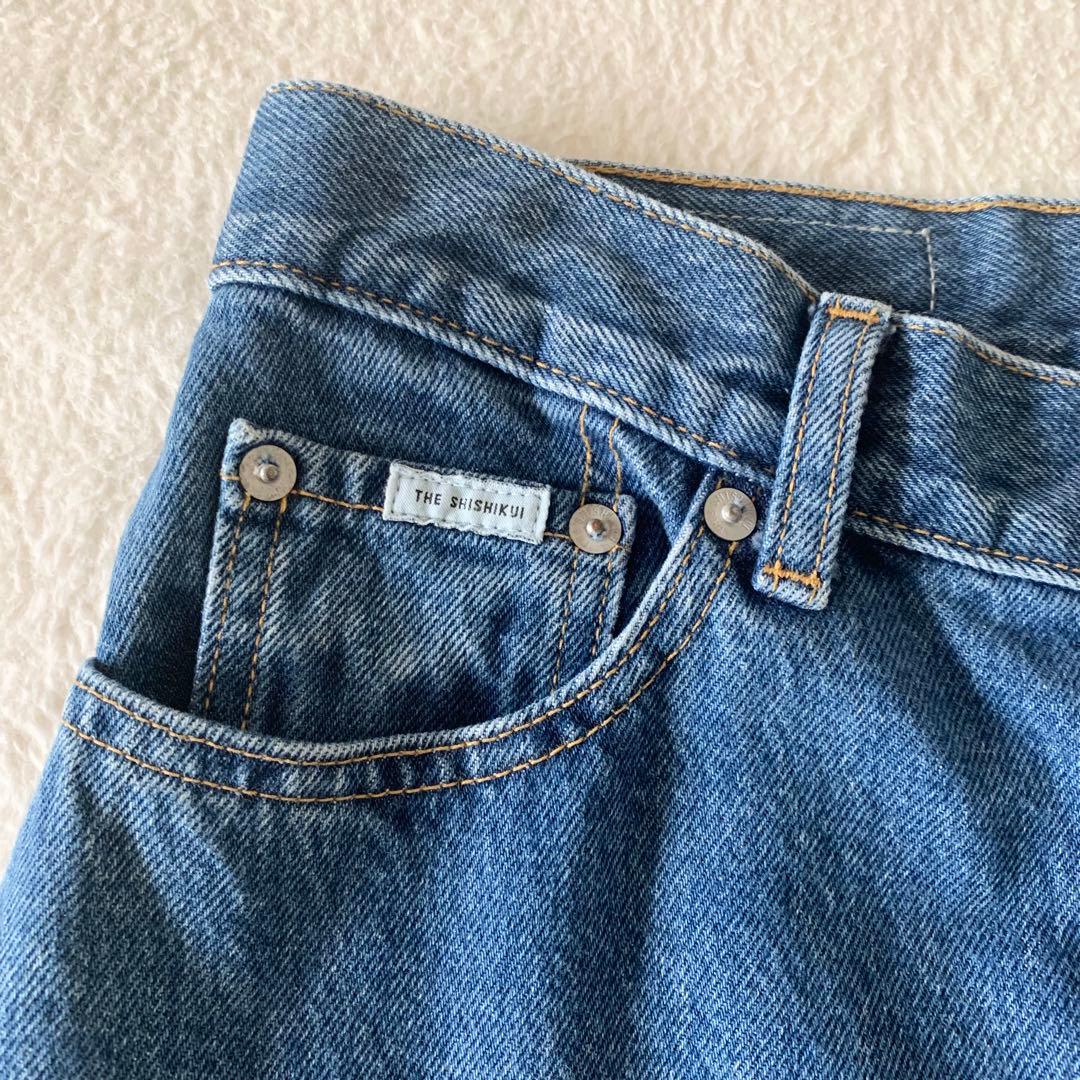 【美品】SHISHIKUI EASY JEANS MID USED 38