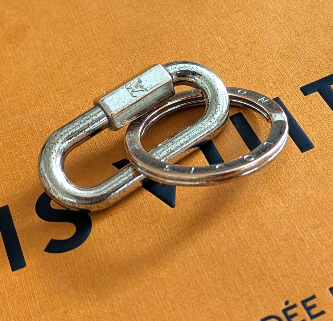 ルイヴィトン ヴィンテージ カラビナ型キーホルダー 保存袋付き