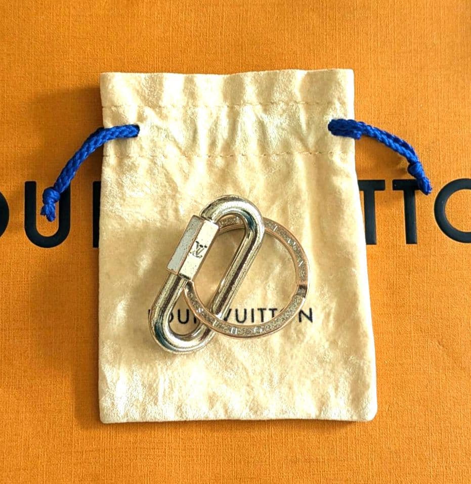 ルイヴィトン ヴィンテージ カラビナ型キーホルダー 保存袋付き