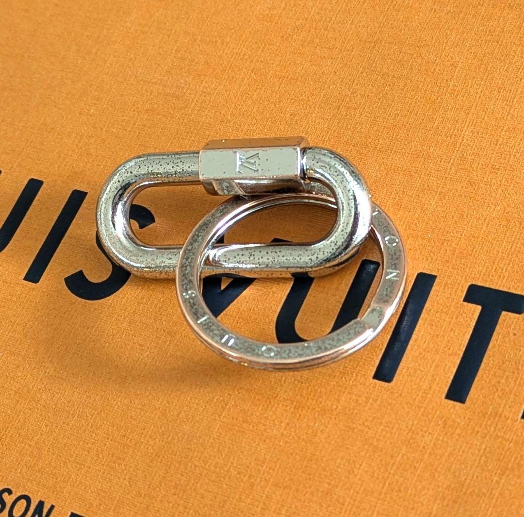 ルイヴィトン ヴィンテージ カラビナ型キーホルダー 保存袋付き