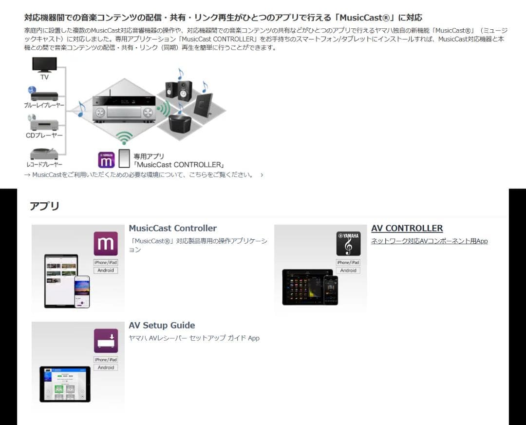 YAMAHA　AVアンプ　RX-A1060 新品リモコン・超美品・快調・快音です