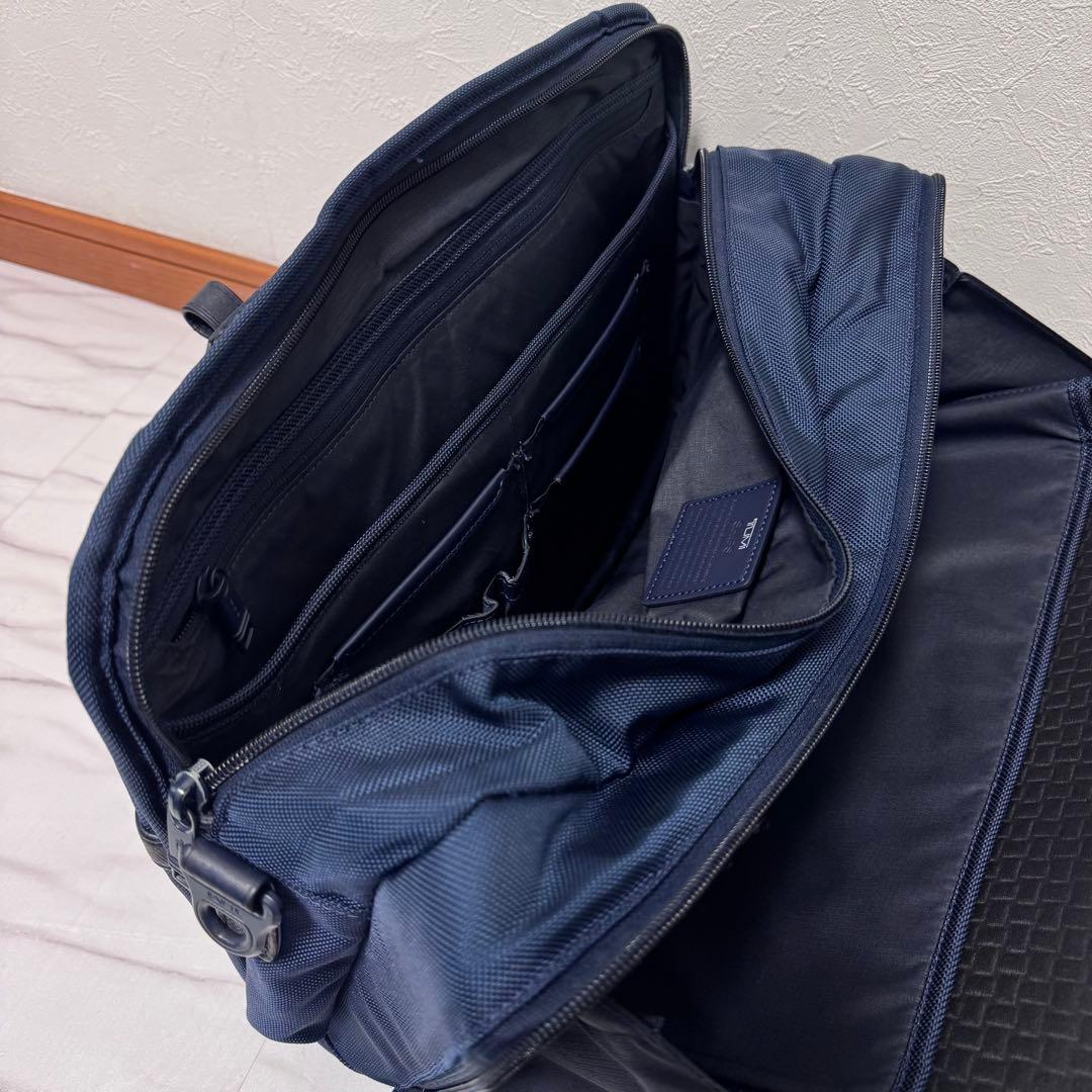 シップス別注✨トゥミ 3way アルファ3 ビジネスバッグ リュック 紺 PC