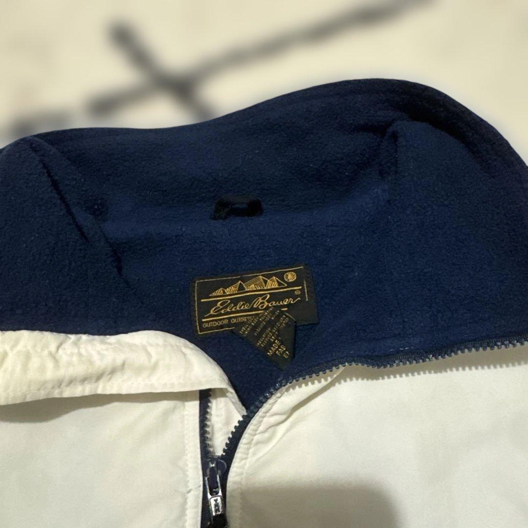 Eddie Bauer vintage ホワイトアウター ブルゾン