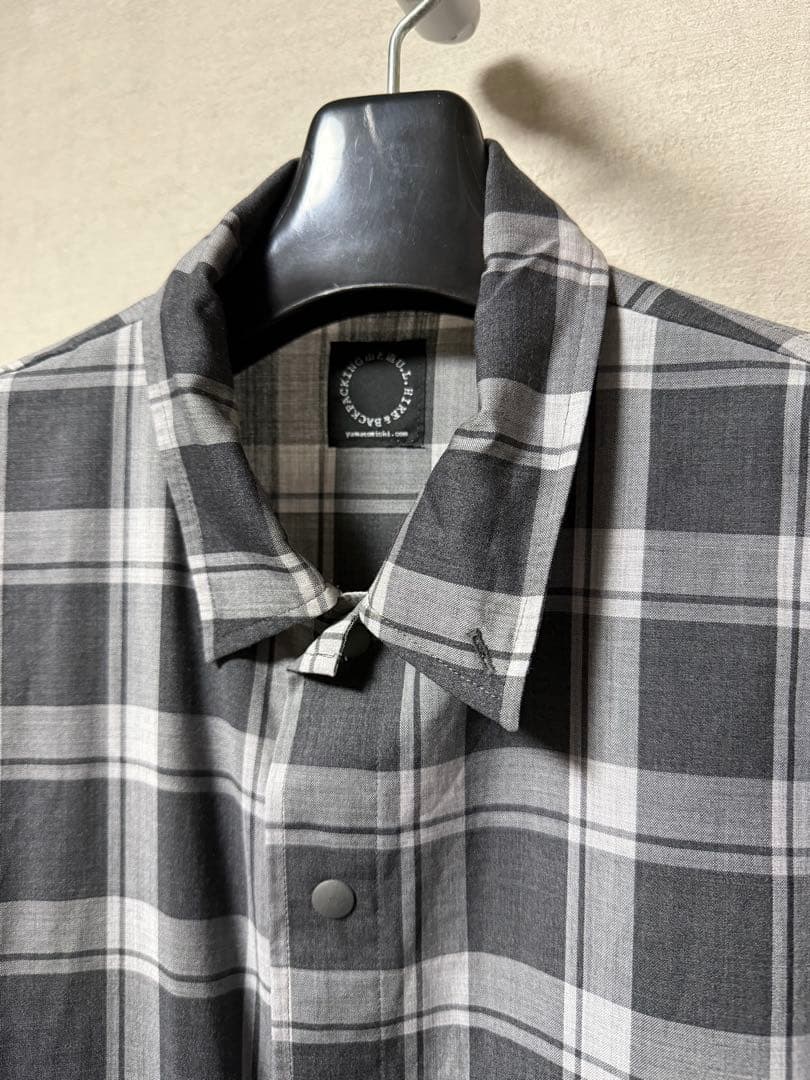 山と道　チェックシャツ　Sサイズ