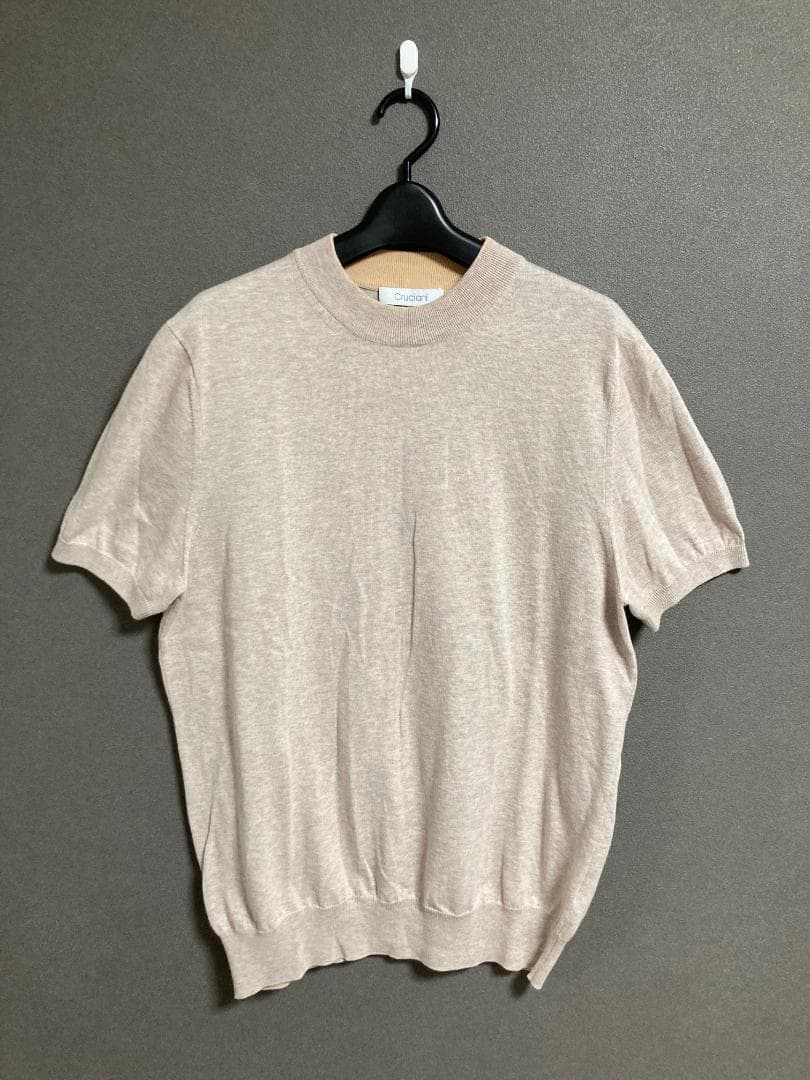 Cruciani ハイゲージ モックネック ニット Tシャツ 21SS-U20