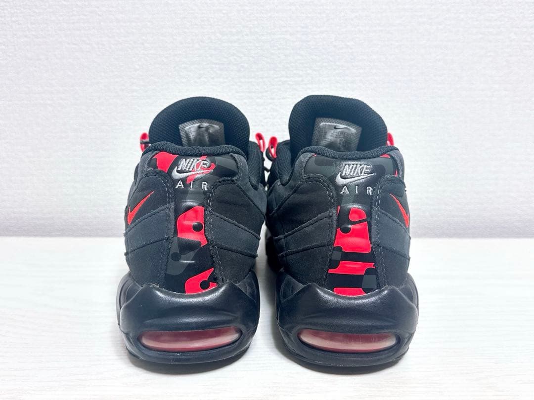 靴 Nike AirMax95 \"Black Laser Crimson\" 28cm