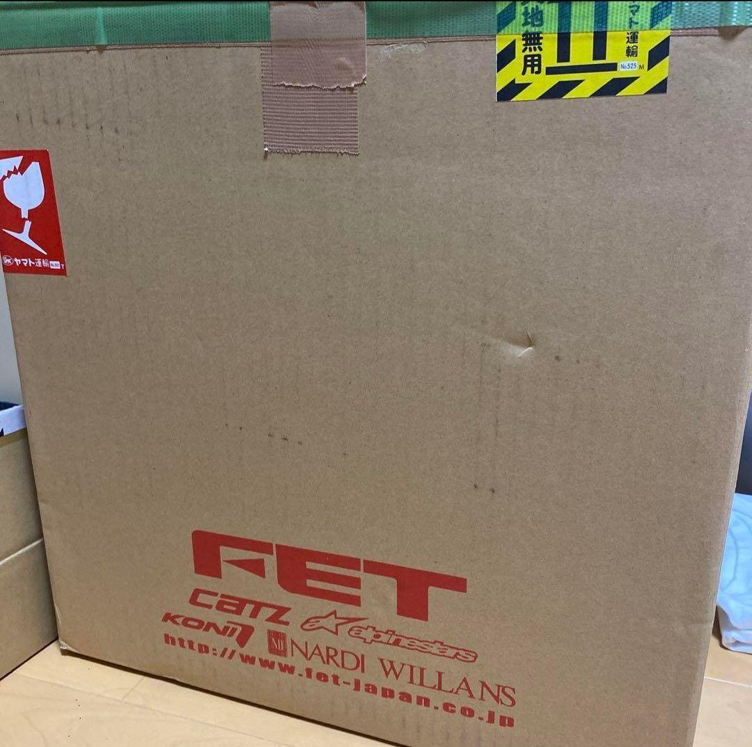 NARDI ステアリングホイール 黒/赤