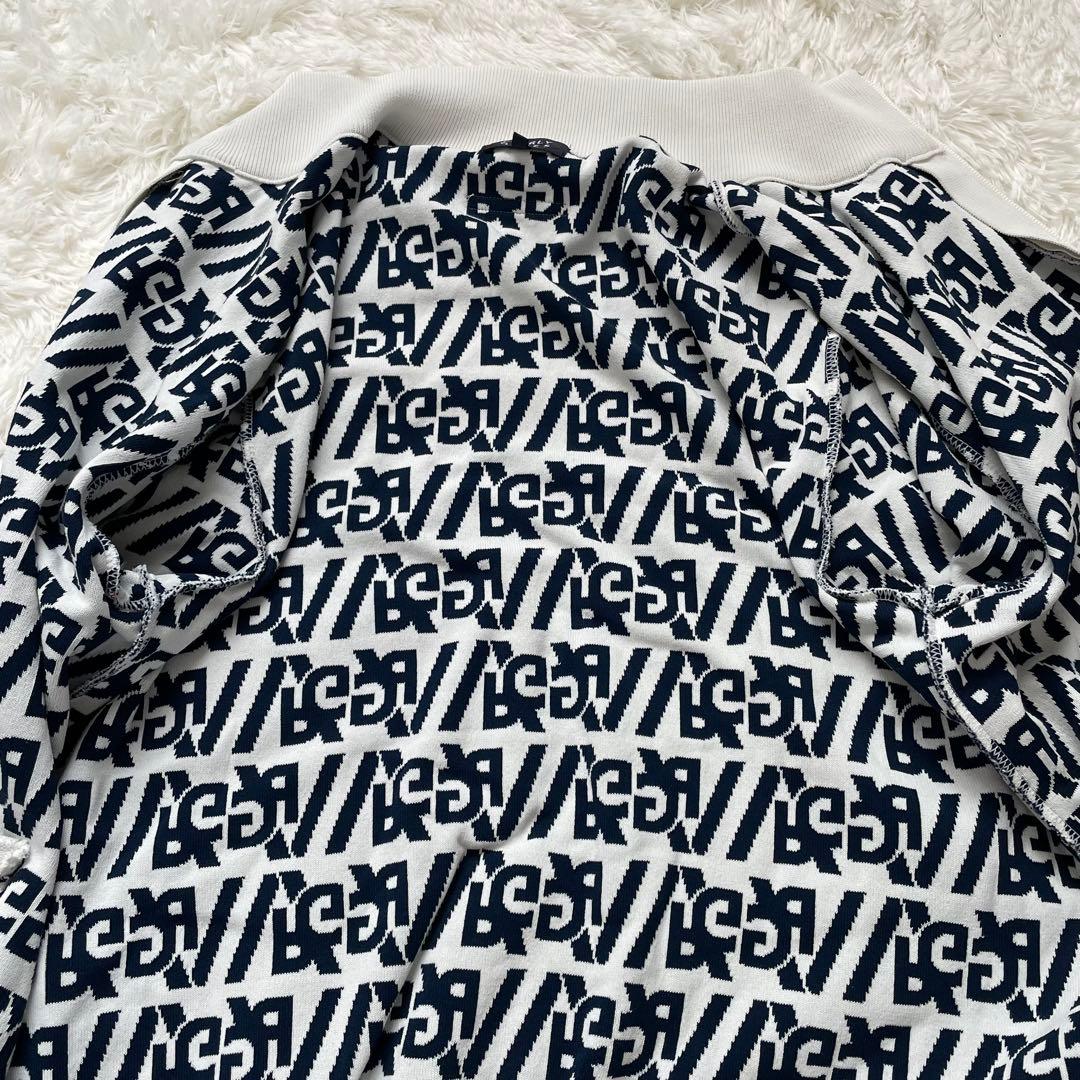 パーリーゲイツ　PGロゴジャケット ロゴワッペン　総柄　トップス　メンズゴルフ