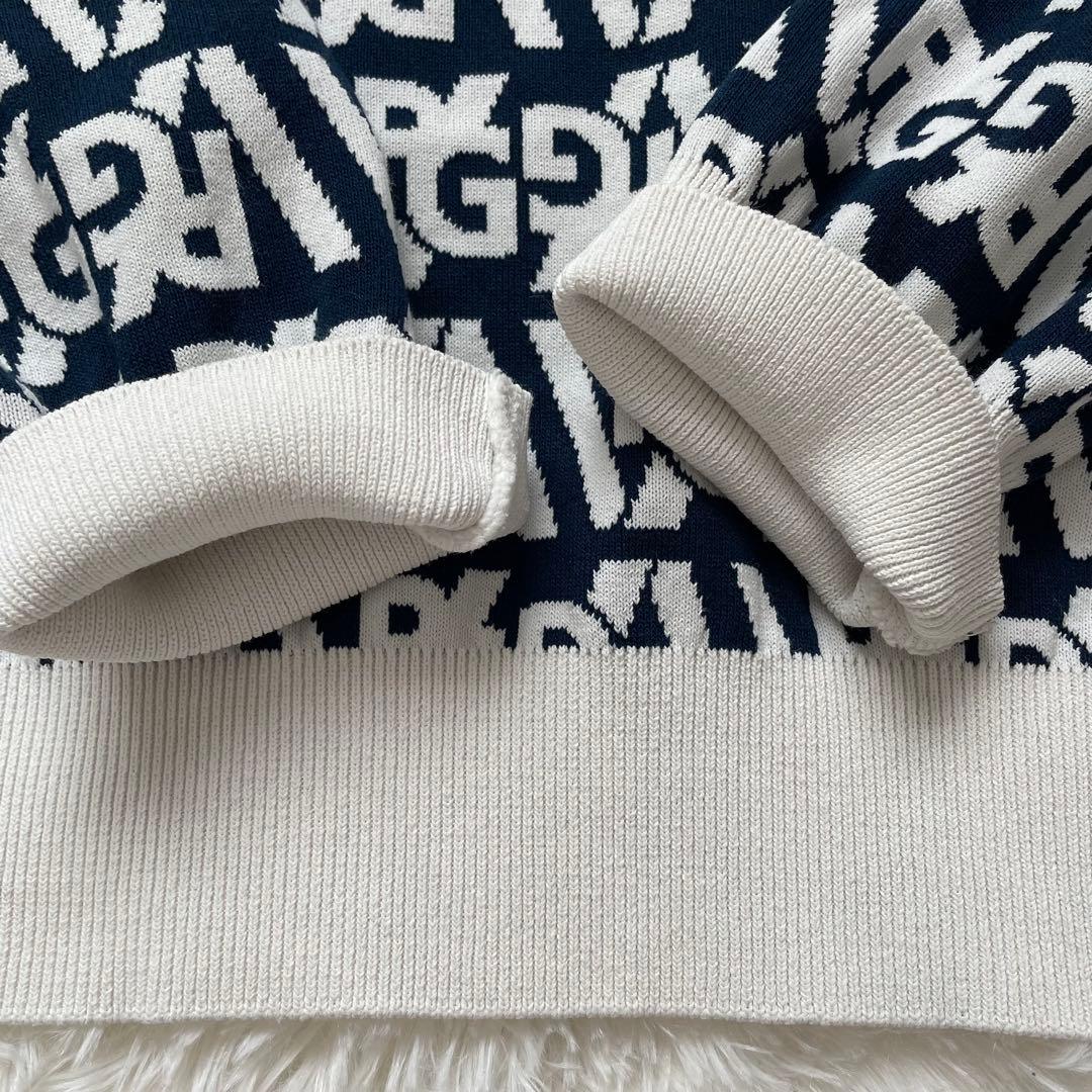 パーリーゲイツ　PGロゴジャケット ロゴワッペン　総柄　トップス　メンズゴルフ