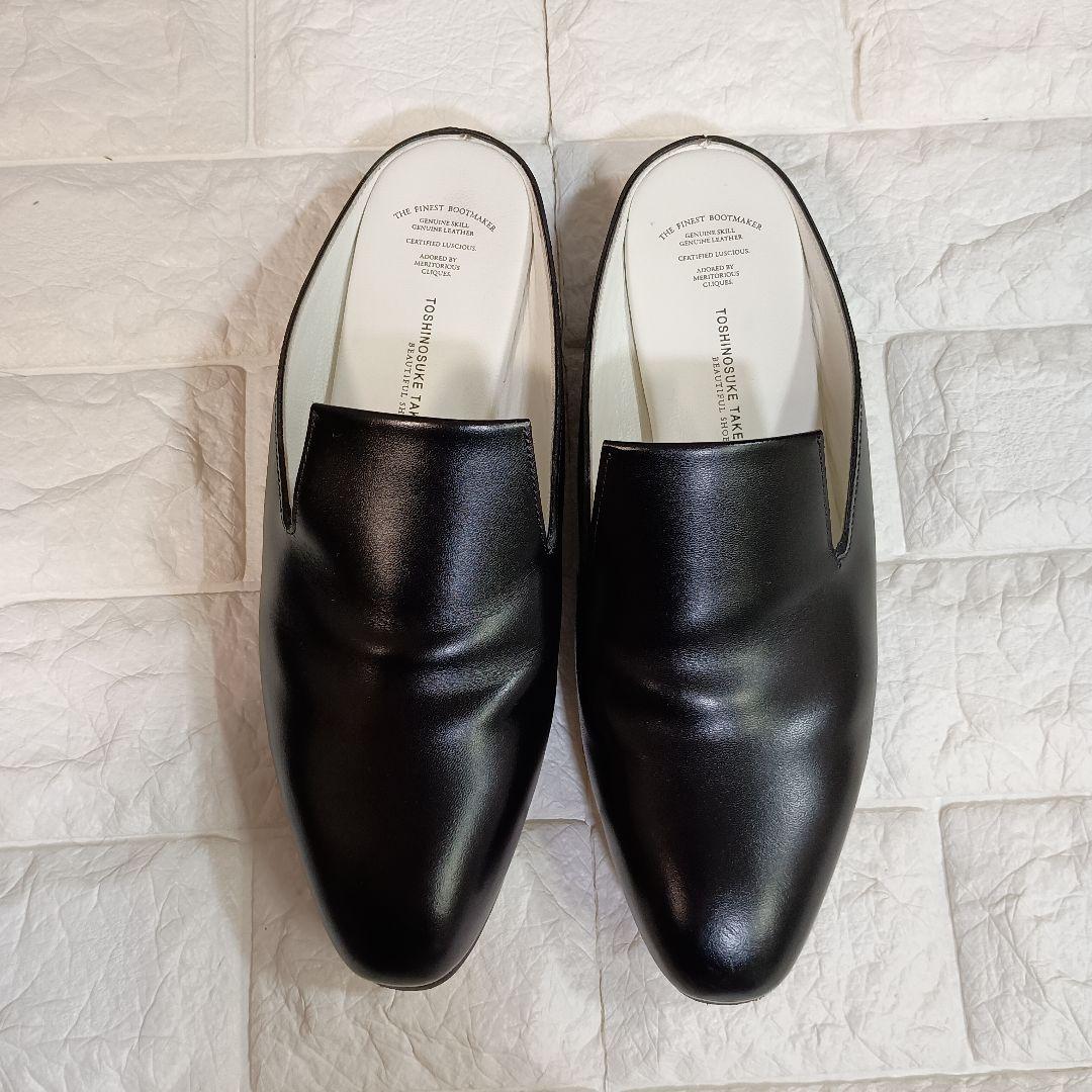 美品　ビューティフルシューズ　タケガハラトシノスケ　ミュール　サンダル