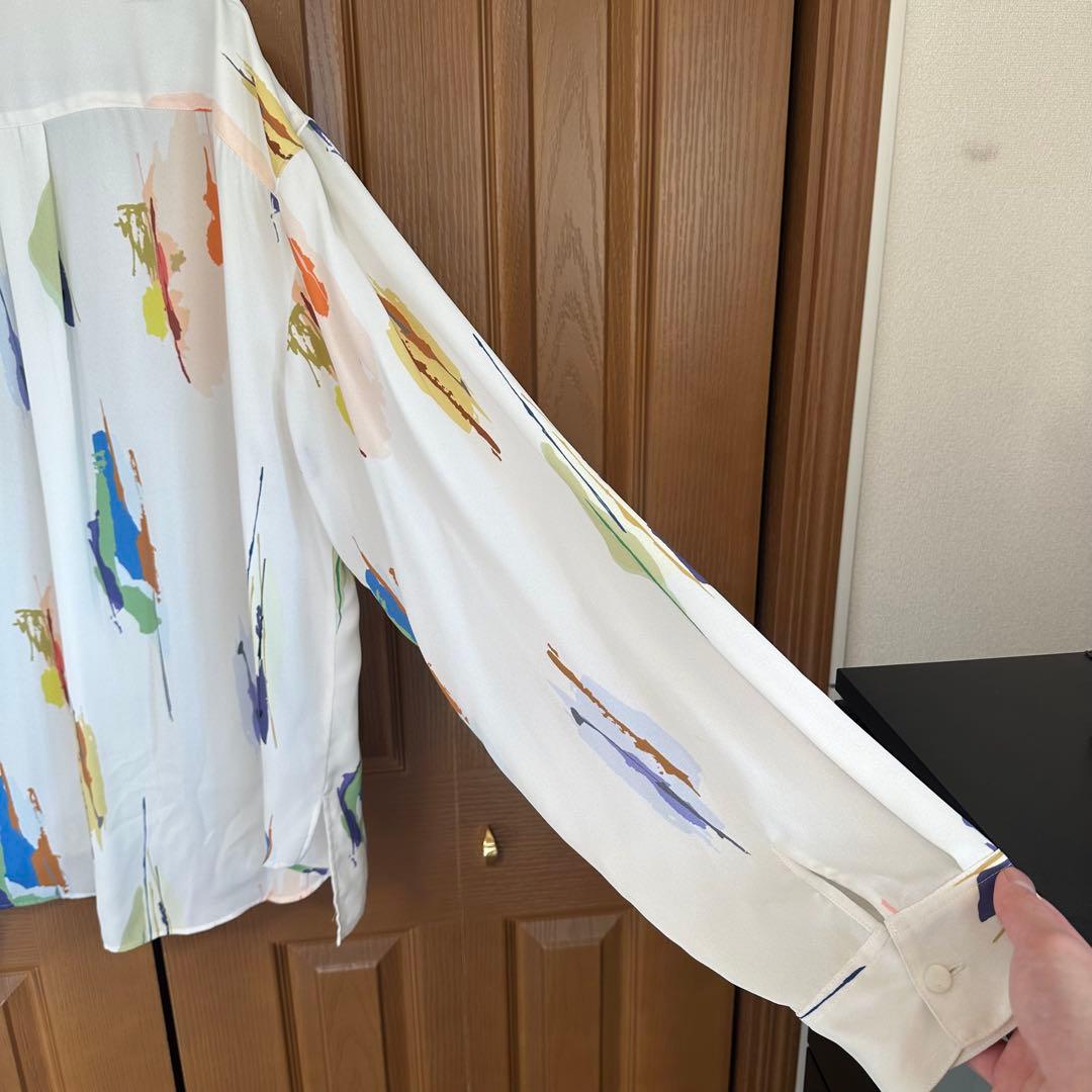 LiNoH リノー　ミスチル桜井和寿着 シャツ 多色模様 長袖シャツ サイズ2