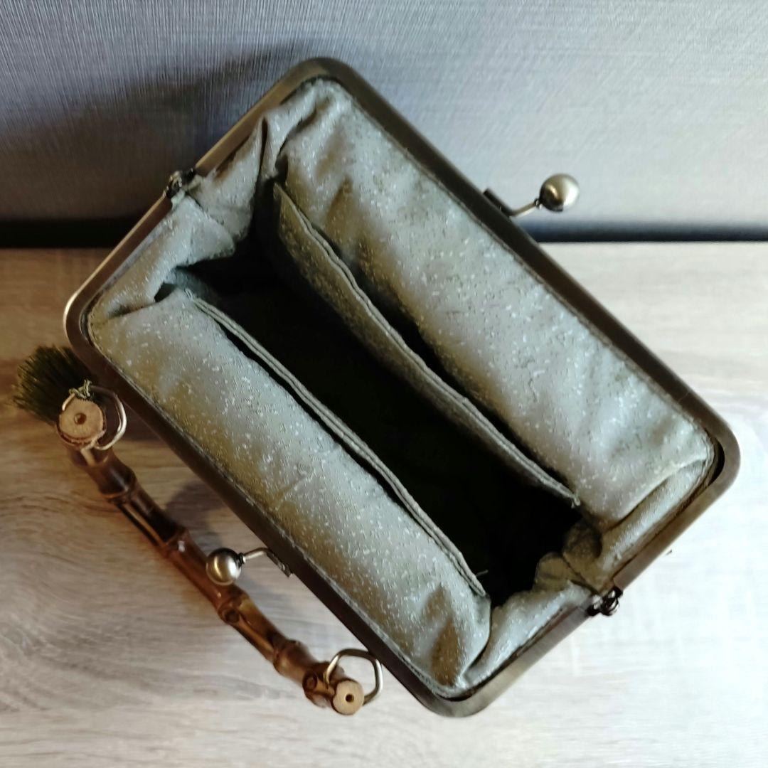 がま口バック二点☆大島紬