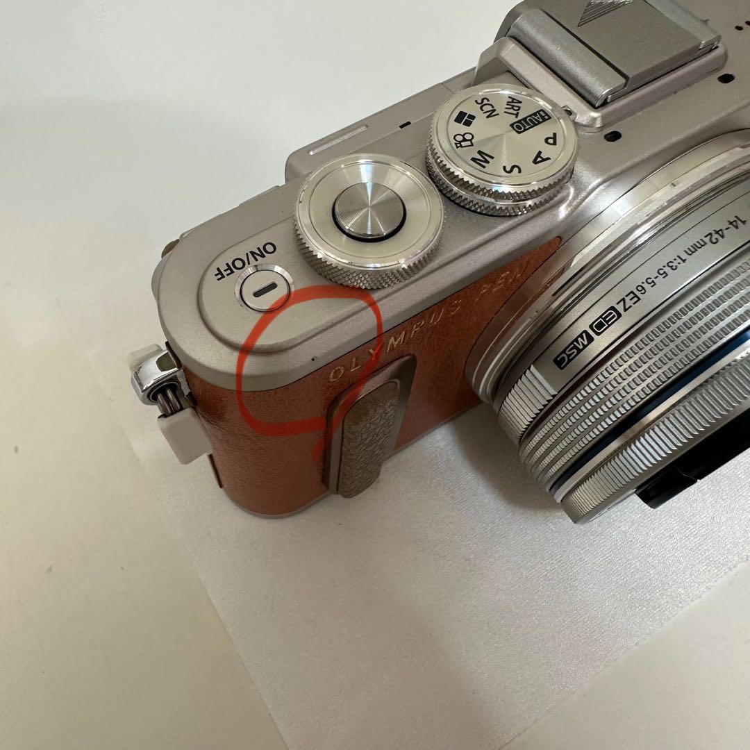 OLYMPUS PEN E-PL8 ブラウン ズームレンズ付き