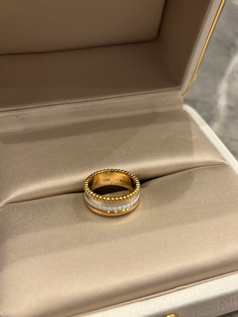 BOUCHERON キャトル ホワイト リング スモール　#50