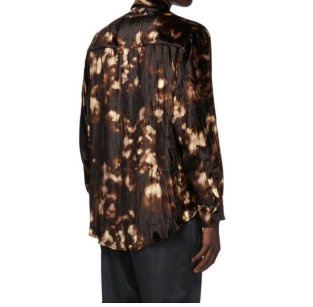 コモンスウェーデン　ベルベット　シルク　セドリック　シャツ　CMMN SWDN