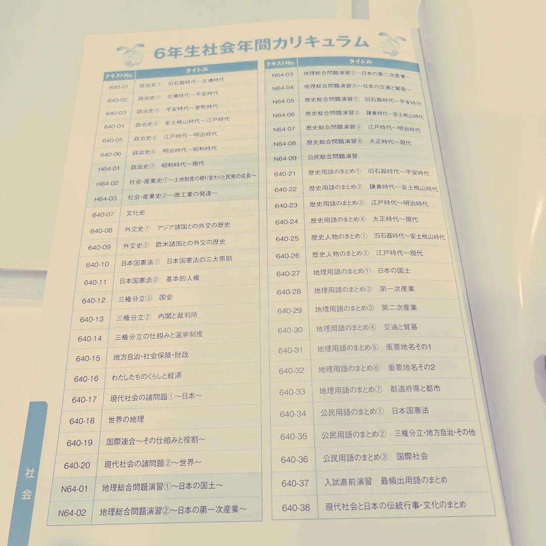 デイリーサピックス 6年生 社会　2024年度