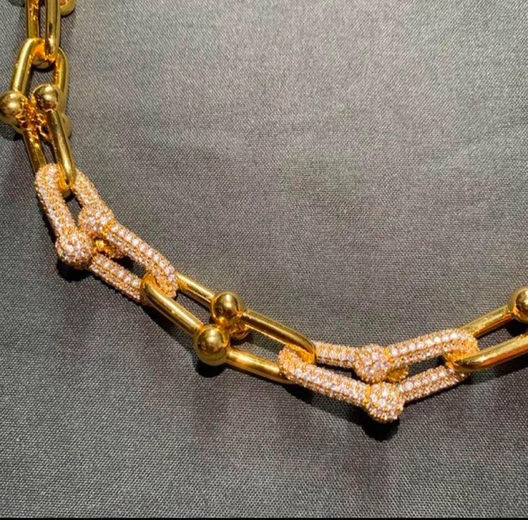 ノンタン　おしゃれ　ハードウェアネックレス【現在在庫有り】cz　1つ目